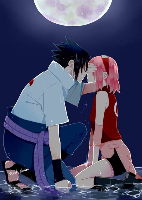 sasuke naruto sakura|sasuke and sakura in bed.